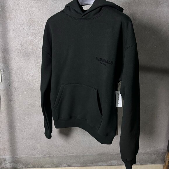 COPY - New-Essentials-Pullover-Hoodie-Black - Picture 1 of 5